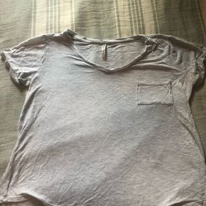 Lightweight light gray tee shirt